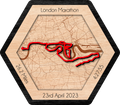 Custom Laser Engraved Race Map